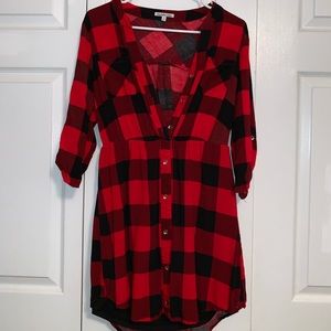 Women’s plaid dress